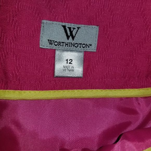 Worthington pink mini skirt, NWT - Picture 3 of 4